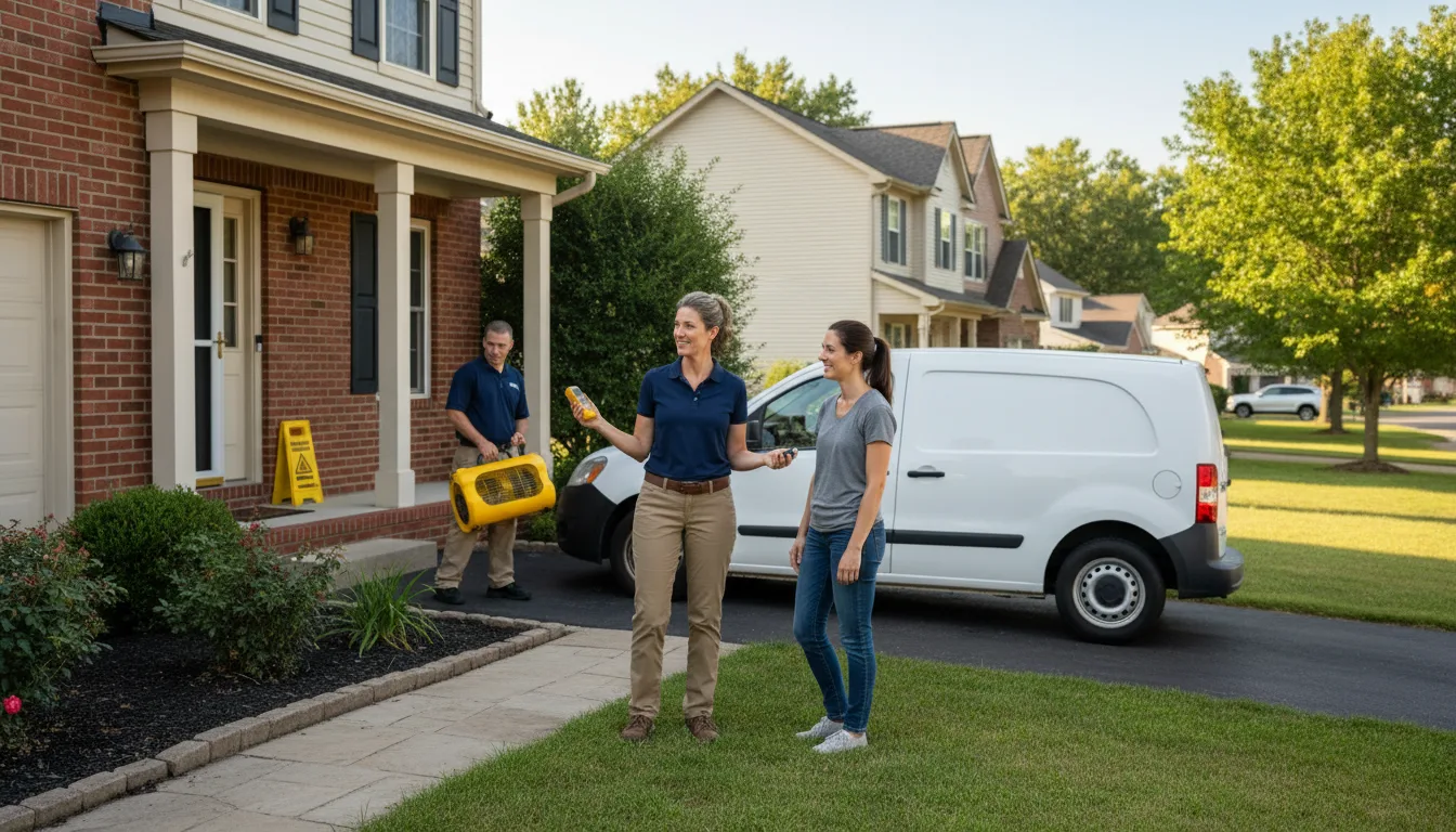 Water restoration image for Water Damage & Restoration Services in Green, KS